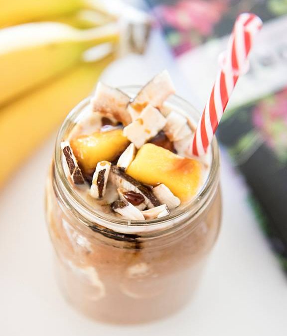 Peanut Butter Coconut Mango Smoothie