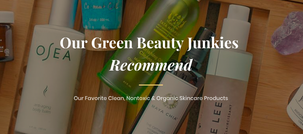 shop green beauty products organic skincare