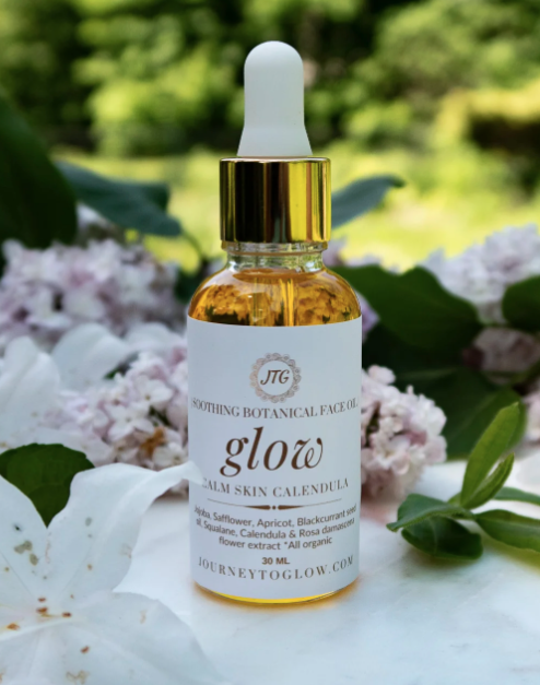 GLOW face oil rosacea